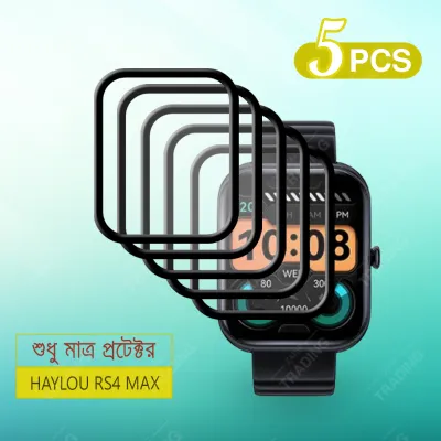 HAYLOU RS4 MAX Screen Protector Full Coverage Anti Scratch Anti Fingerprint Automatic Scratch Repair Easy Install